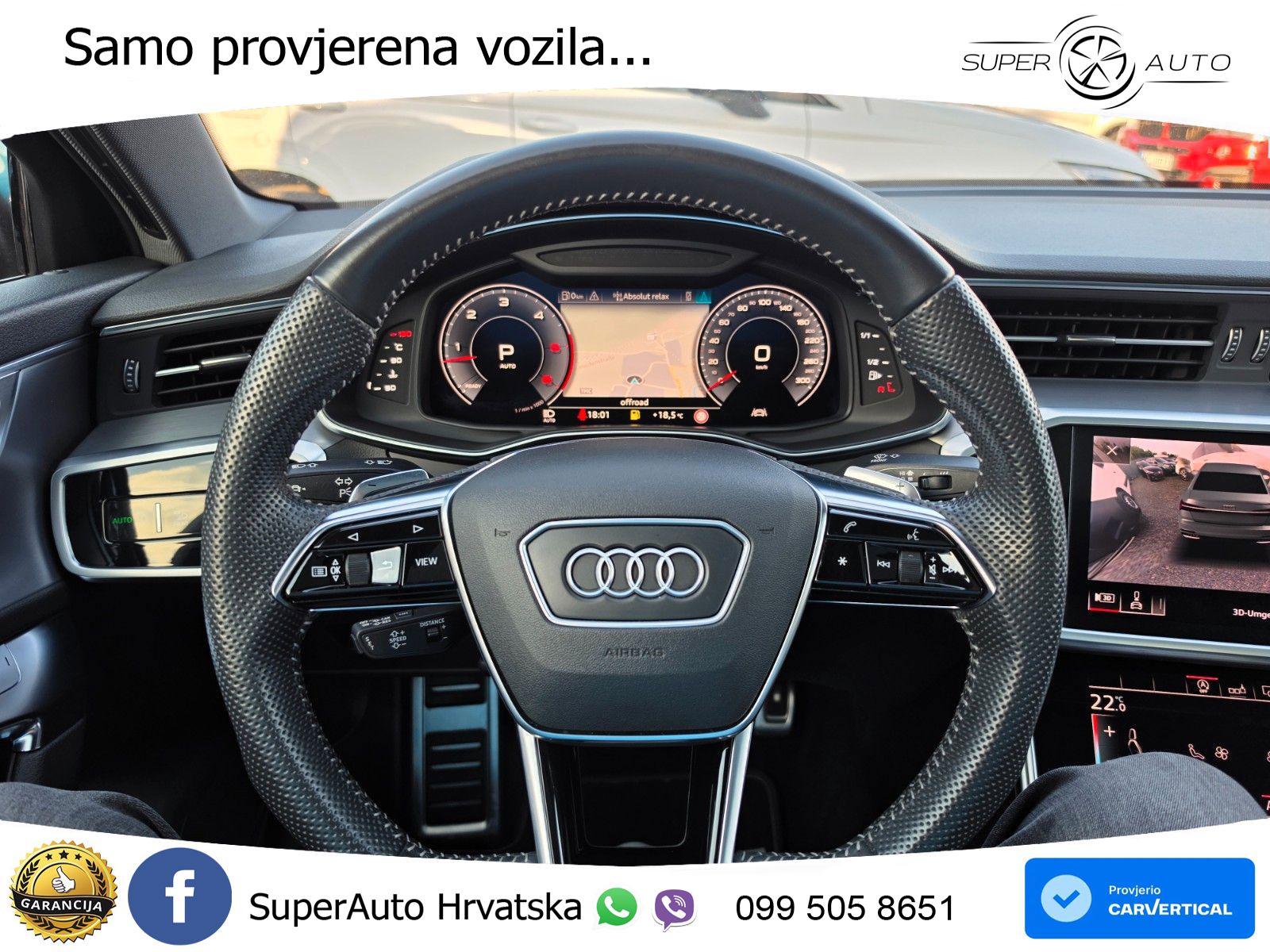 Audi A6 50 TDI V6 (286 KS) quattro tiptronic S line LED+GR SJED+ACC