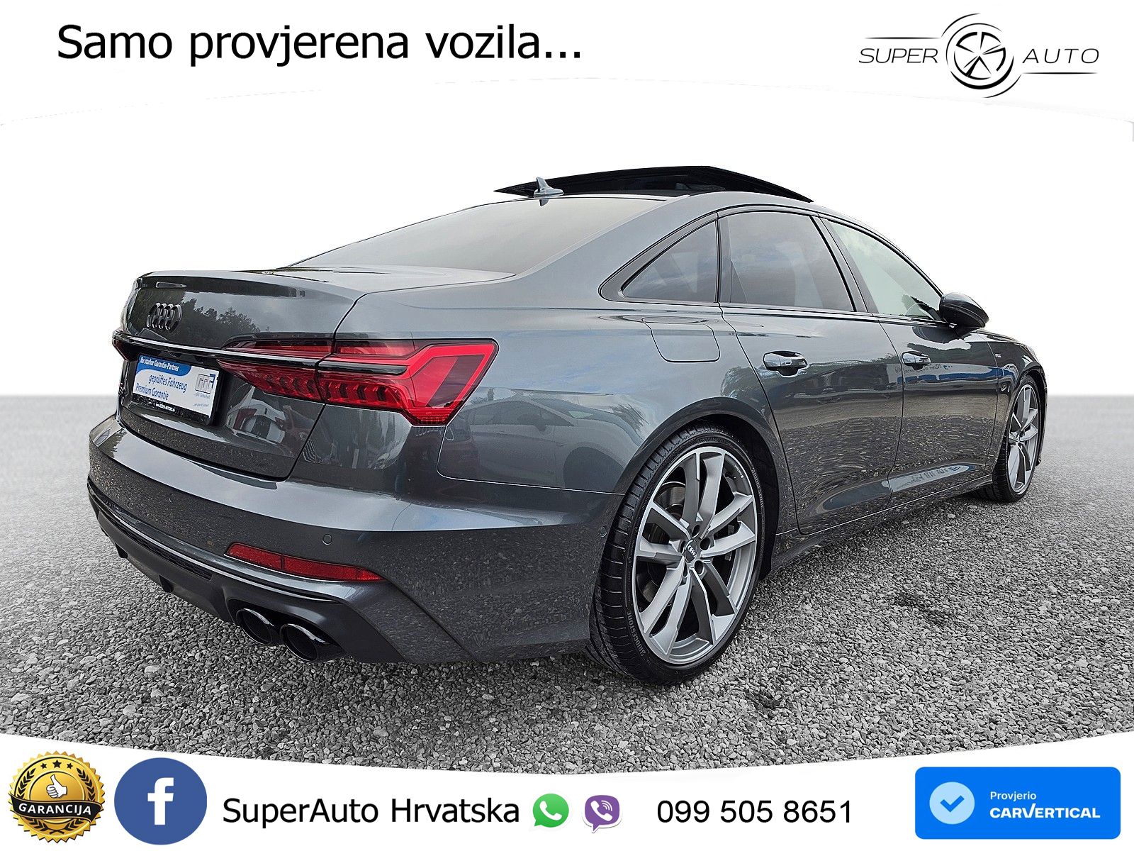 Audi A6 50 TDI V6 (286 KS) quattro tiptronic S line LED+GR SJED+ACC