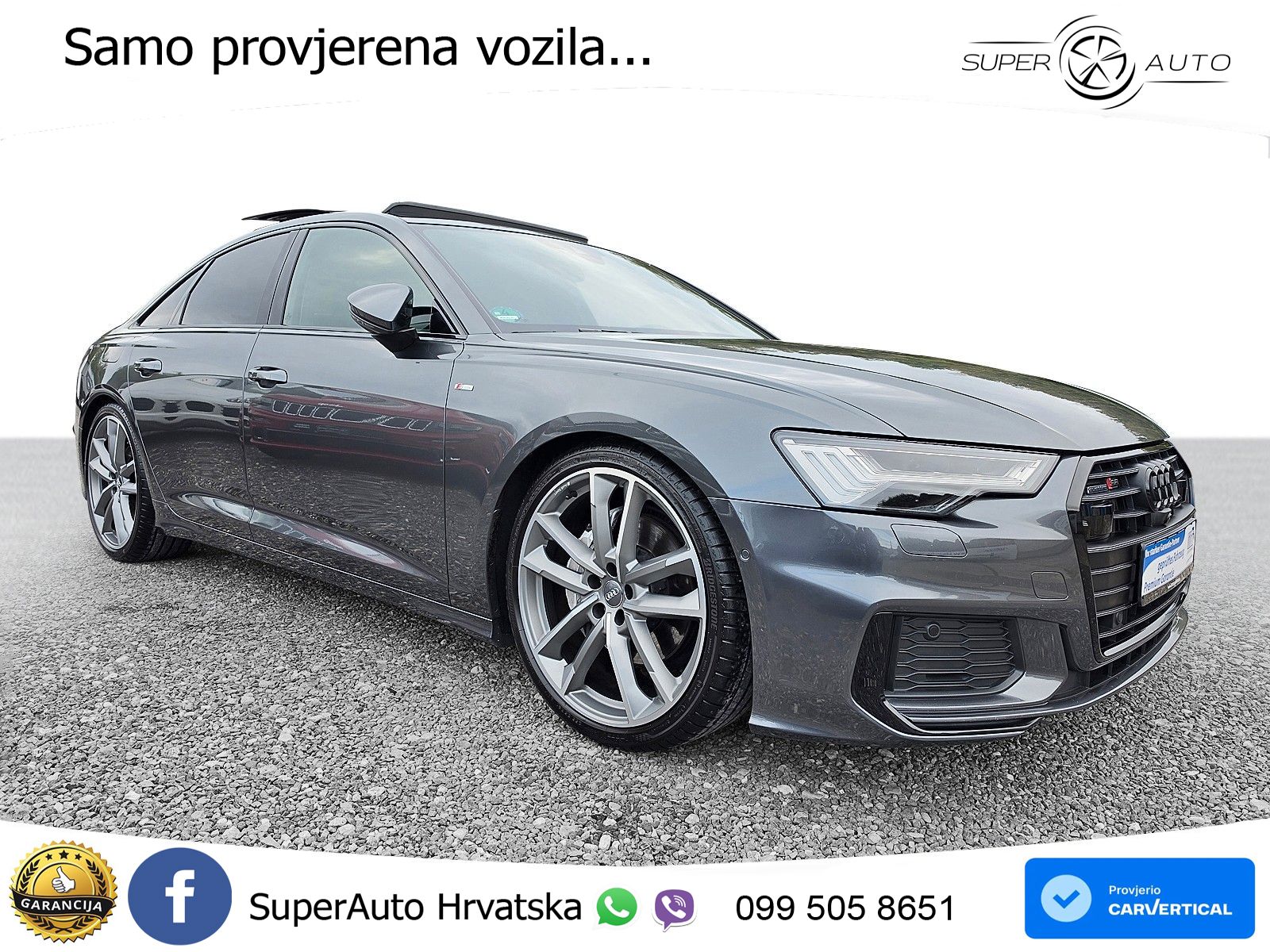 Audi A6 50 TDI V6 (286 KS) quattro tiptronic S line LED+GR SJED+ACC