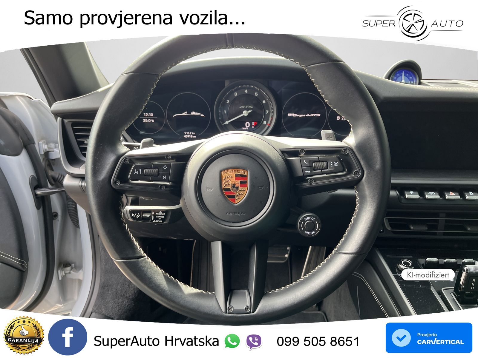 Porsche 911 Targa 4 GTS 3.0 (480 KS) PDK MATRIX+GR SJED+KAM