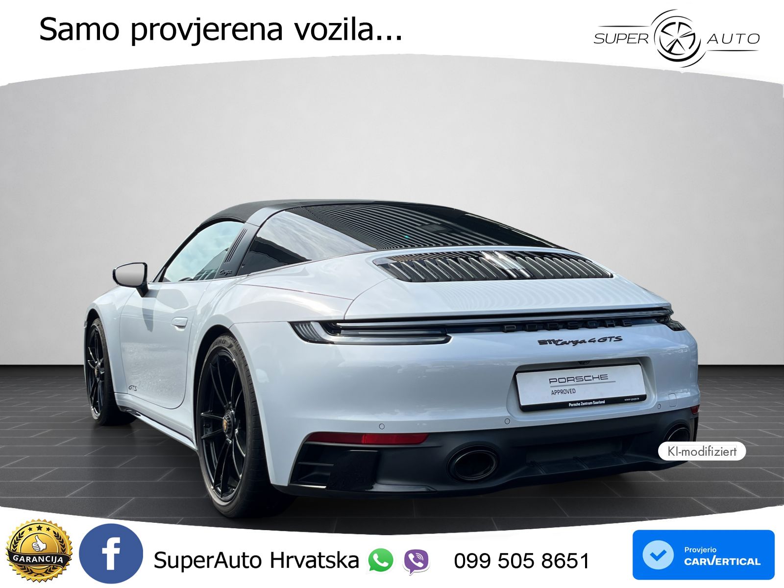 Porsche 911 Targa 4 GTS 3.0 (480 KS) PDK MATRIX+GR SJED+KAM