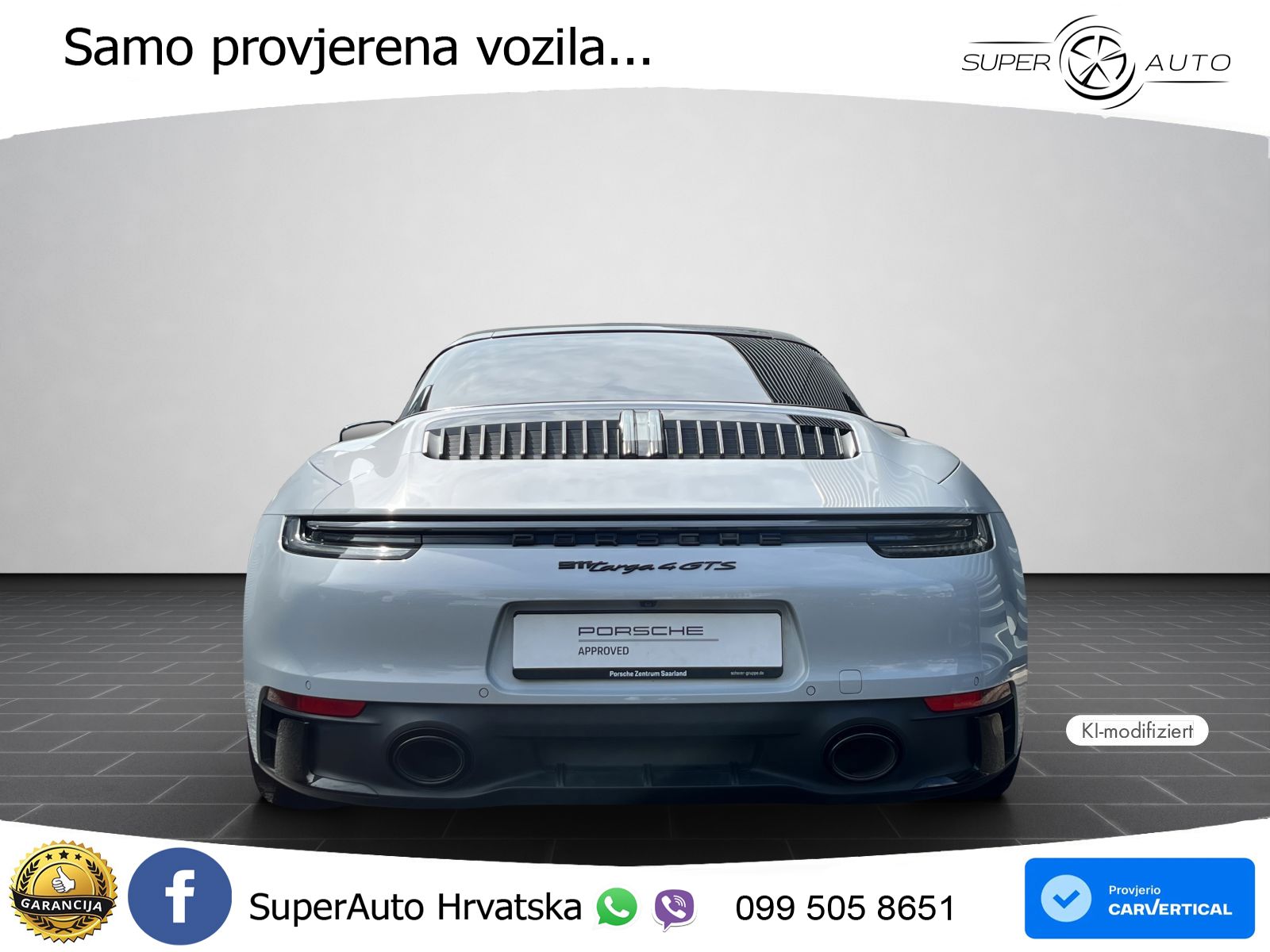 Porsche 911 Targa 4 GTS 3.0 (480 KS) PDK MATRIX+GR SJED+KAM