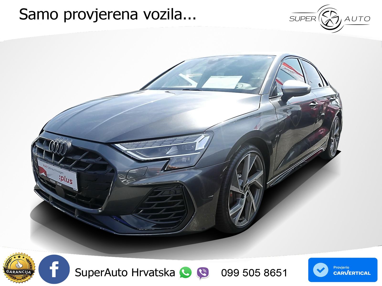 Audi S3 Limuzina 2.0 TFSI (333 KS) quattro S tronic LED+ACC