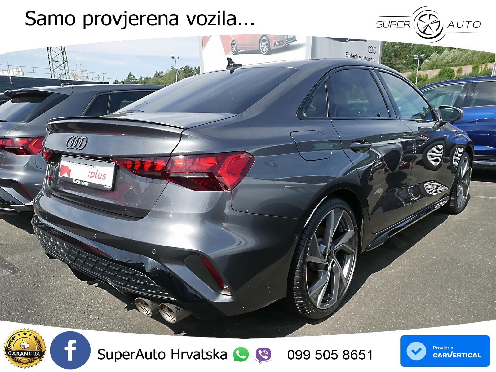 Audi S3 Limuzina 2.0 TFSI (333 KS) quattro S tronic LED+ACC