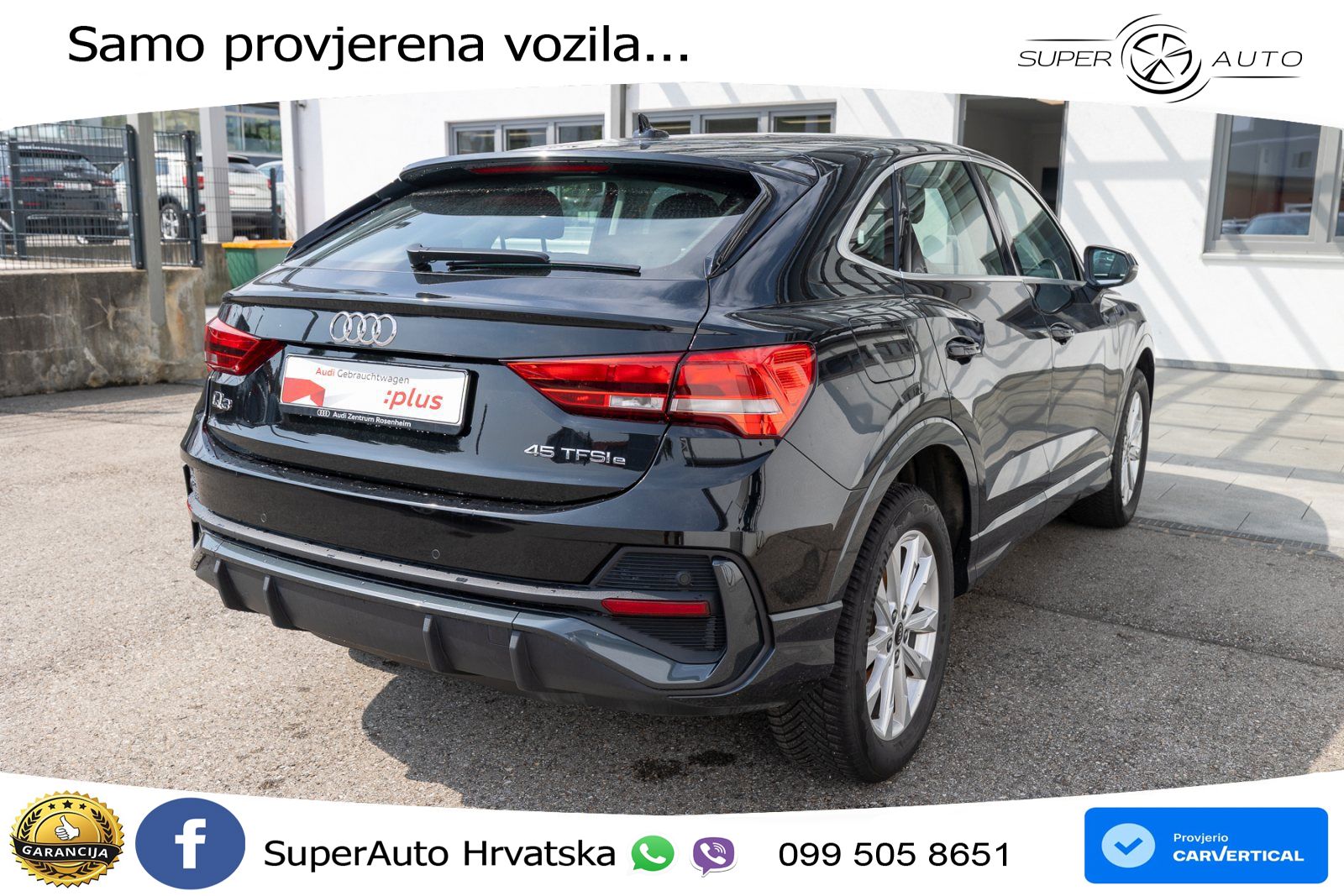Audi Q3 Sportback 45 TFSIe (245 KS) S tronic