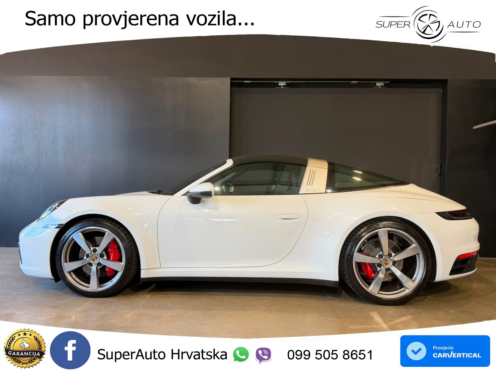 Porsche 911 Targa 4S 3.0 (450 KS) PDK ZRAČNI+ACC+GR SJED+KAM