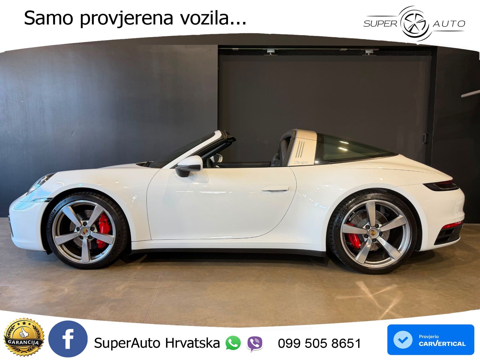 Porsche 911 Targa 4S 3.0 (450 KS) PDK ZRAČNI+ACC+GR SJED+KAM