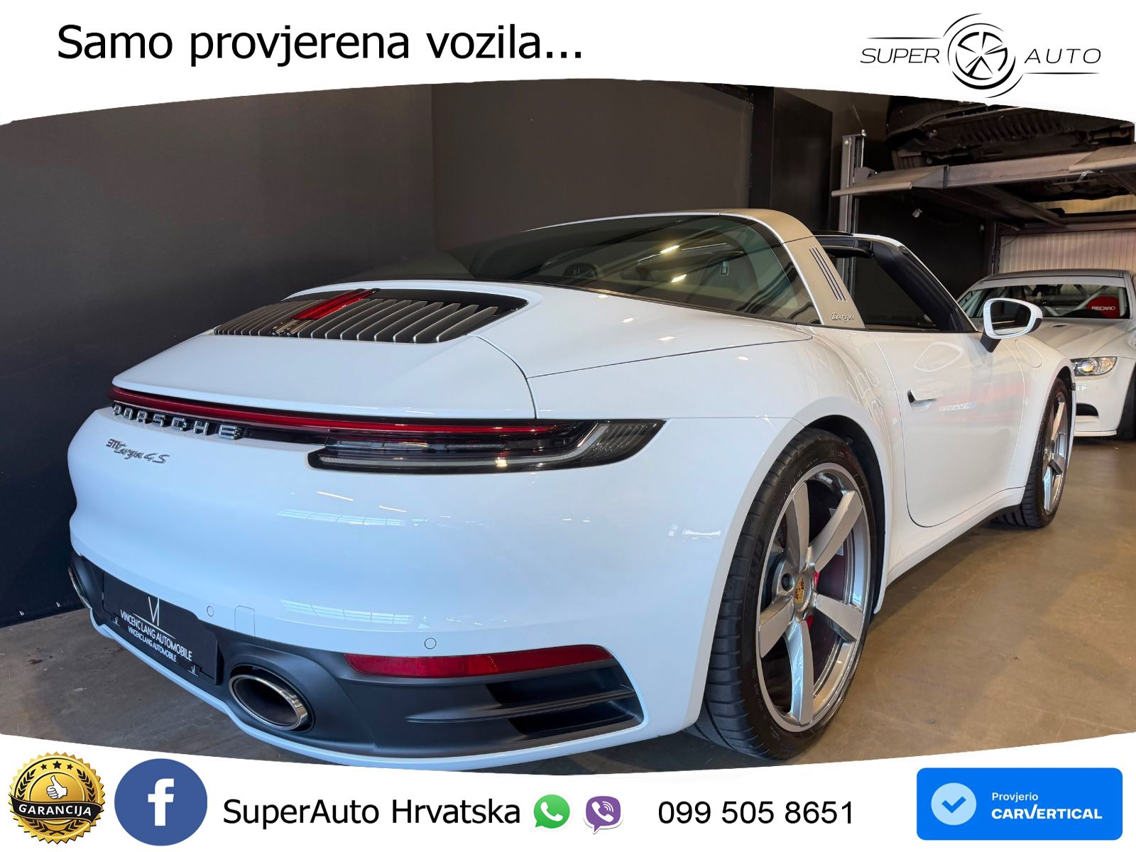 Porsche 911 Targa 4S 3.0 (450 KS) PDK ZRAČNI+ACC+GR SJED+KAM