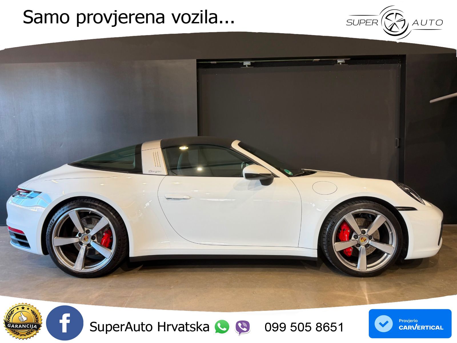 Porsche 911 Targa 4S 3.0 (450 KS) PDK ZRAČNI+ACC+GR SJED+KAM