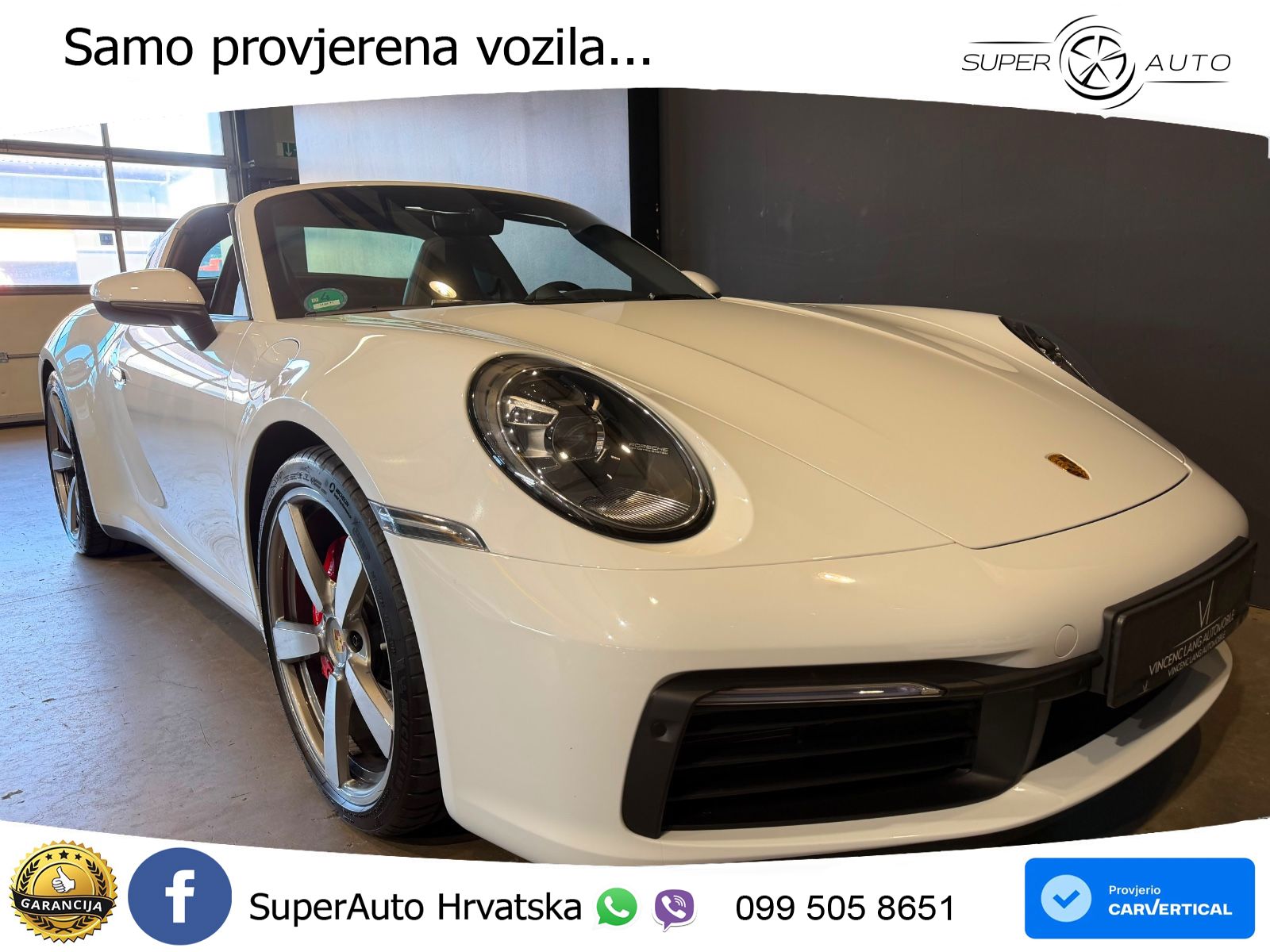 Porsche 911 Targa 4S 3.0 (450 KS) PDK ZRAČNI+ACC+GR SJED+KAM