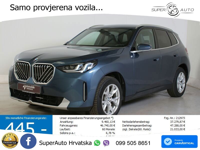 BMW X3 20d xDrive Steptronic LED+GR SJED+ACC