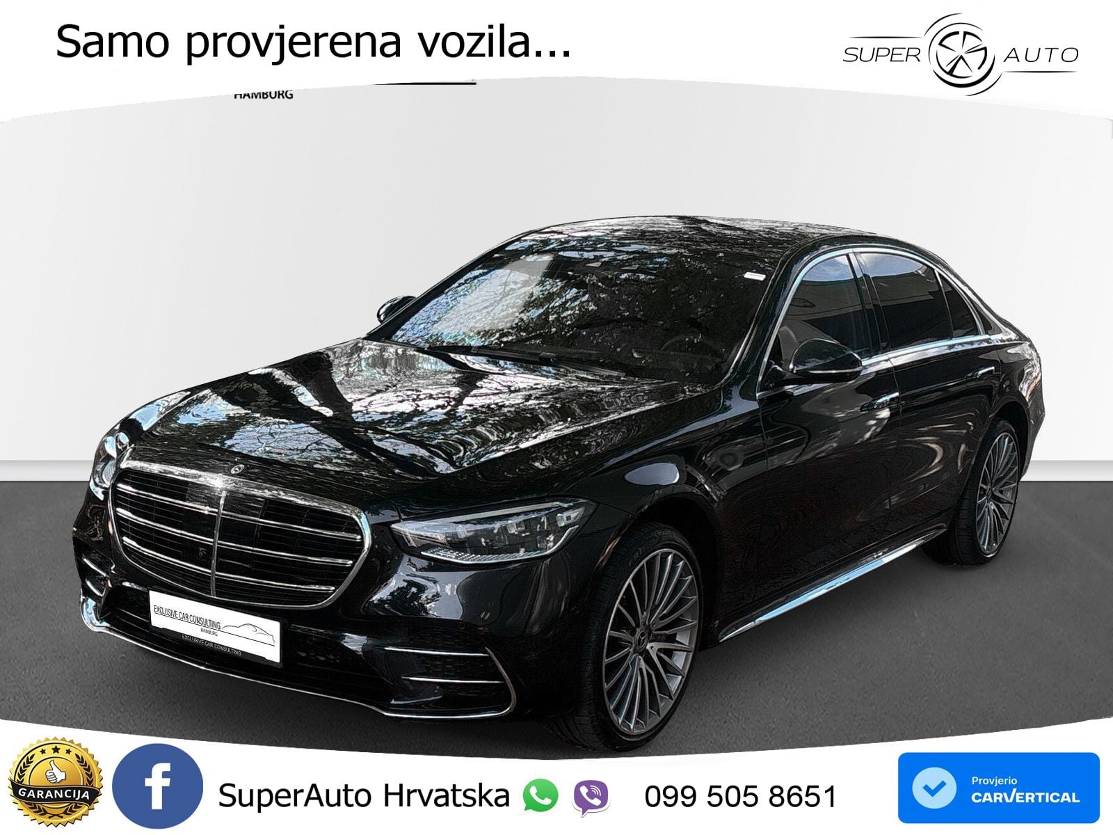 Mercedes S 450d (367 KS) EQ Boost 4MATIC 9G-TRONIC AMG LED+GR SJED+ACC
