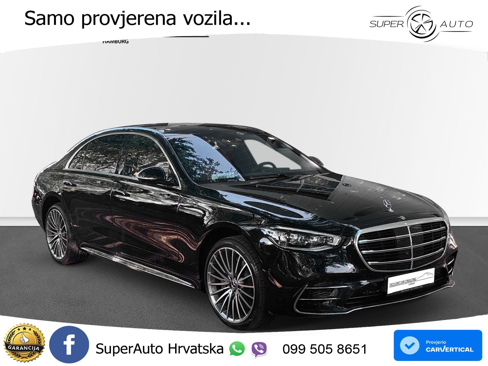 Mercedes S 450d (367 KS) EQ Boost 4MATIC 9G-TRONIC AMG LED+GR SJED+ACC