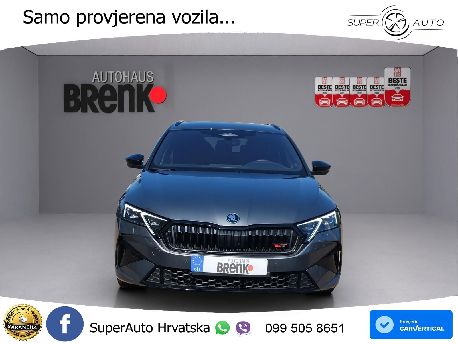 Škoda Octavia Combi RS 2.0 TSI (265 KS) DSG LED+GR SJED+ACC