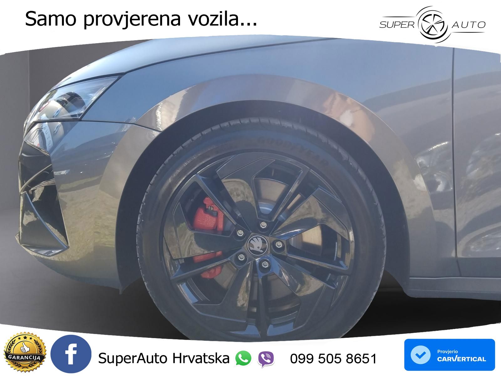 Škoda Octavia Combi RS 2.0 TSI (265 KS) DSG LED+GR SJED+ACC