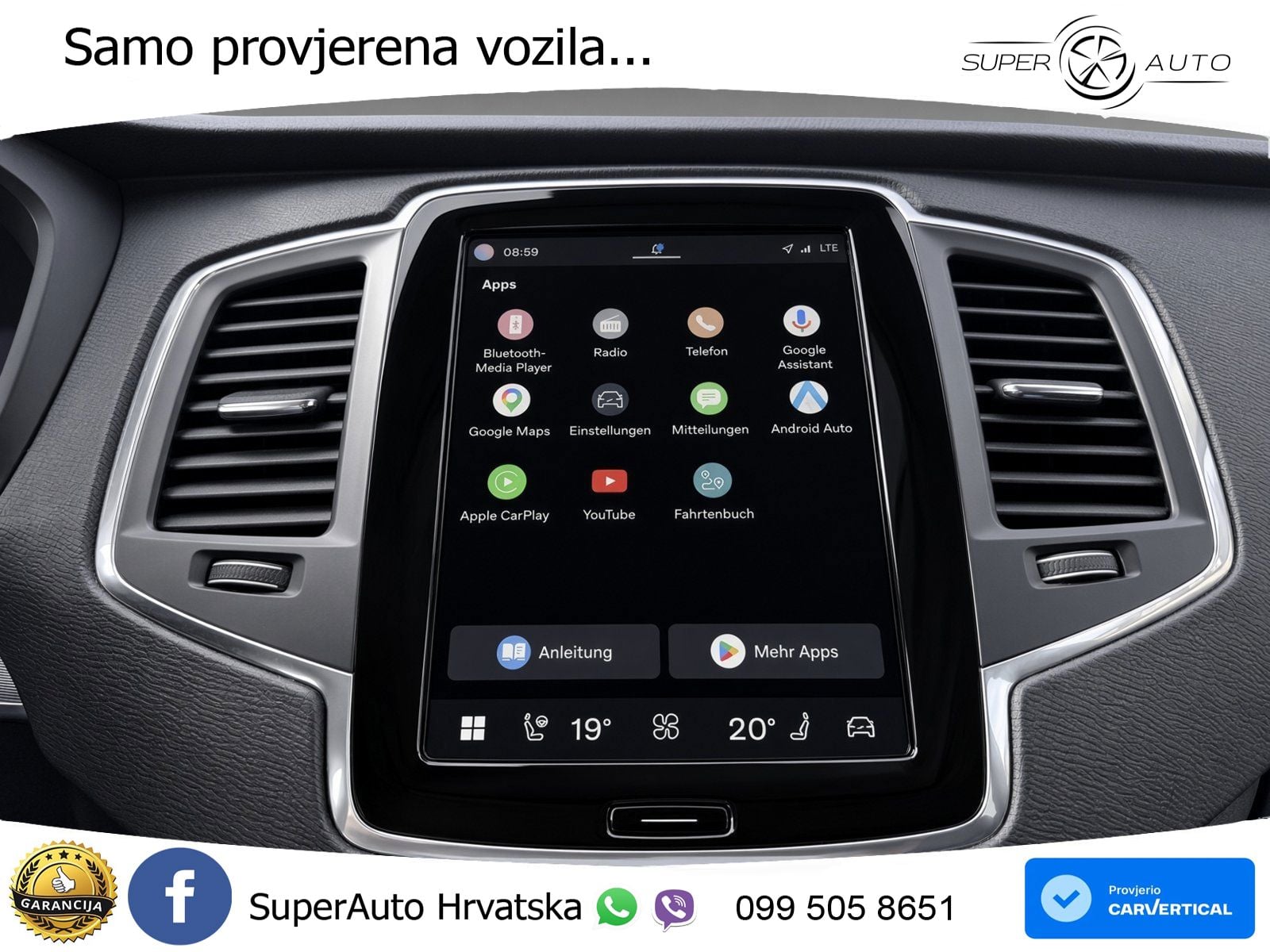 Volvo XC90 2.0 B5 Diesel AWD Automatic LED+GR SJED+ACC