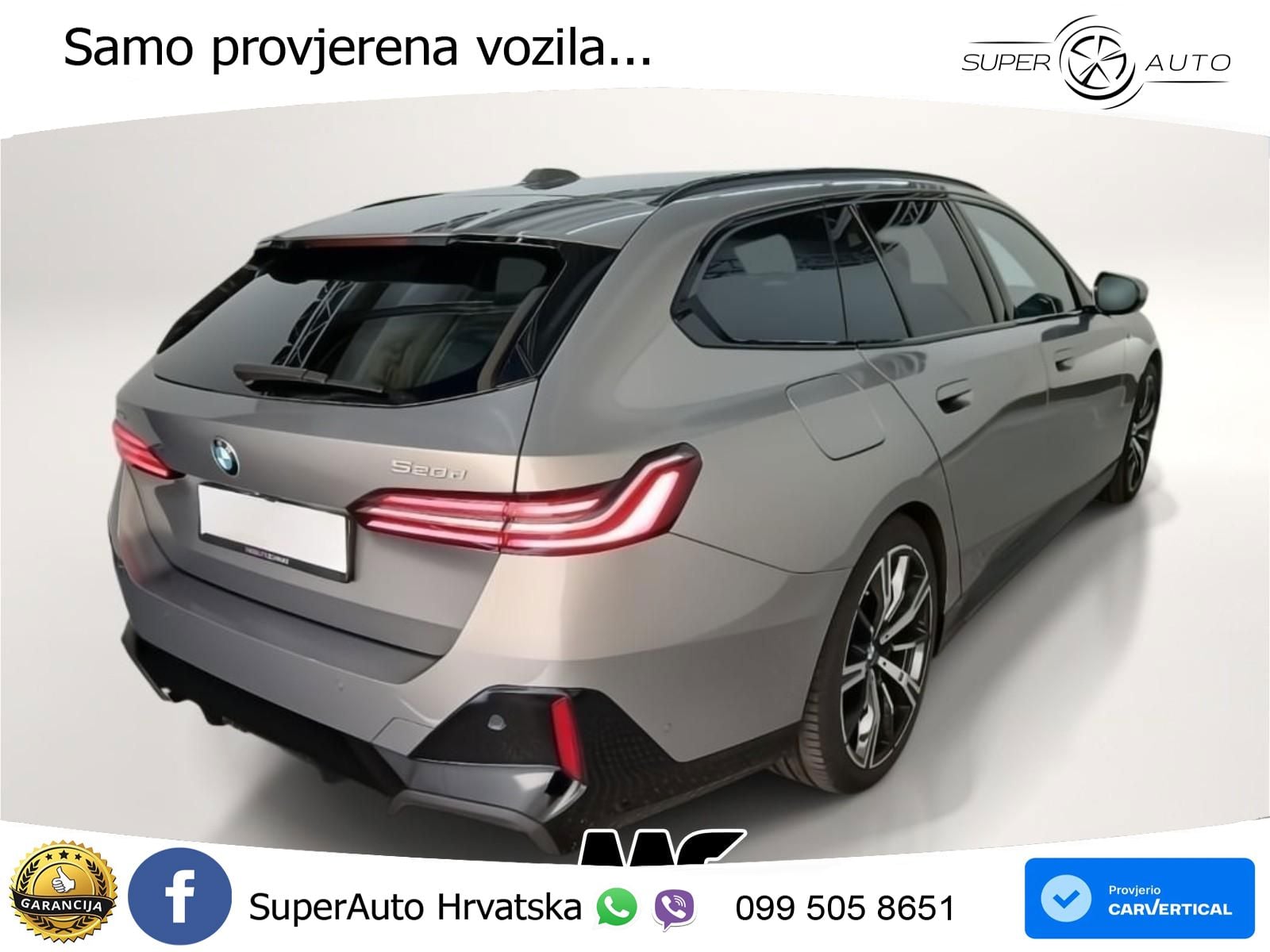 BMW 520d Touring (197 KS) xDrive Steptronic M Sport LED+GR SJED+ACC