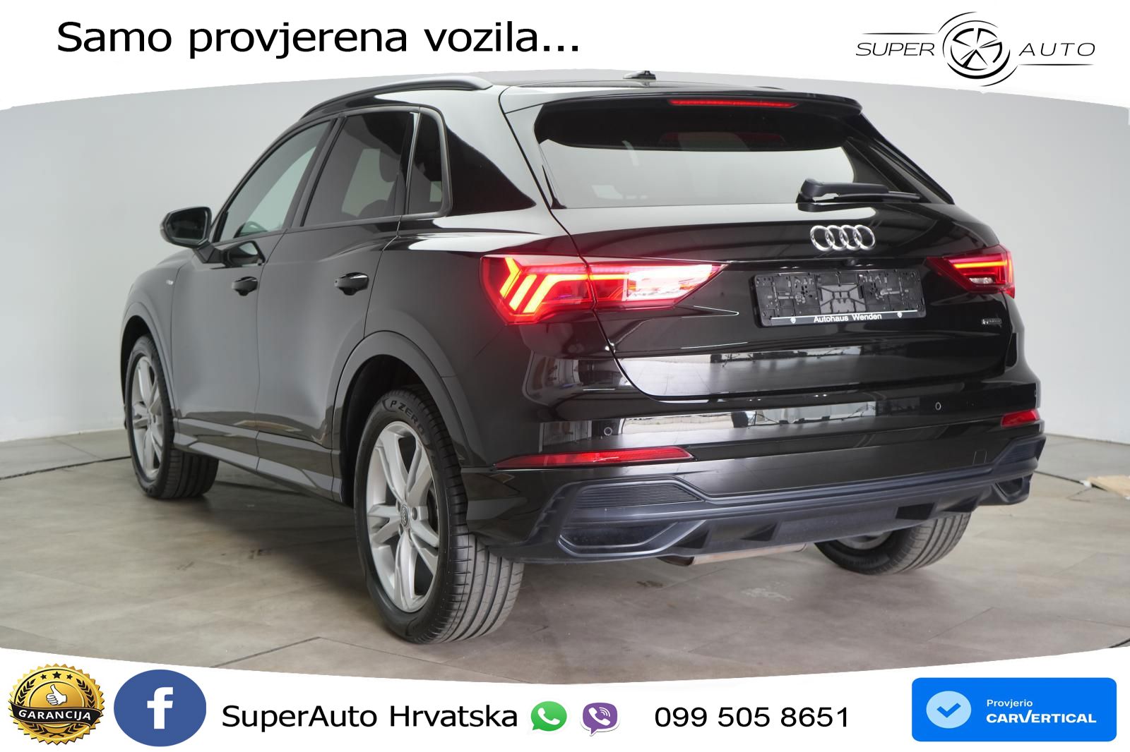 Audi Q3 40 TDI (190 KS) quattro S tronic S line LED+GR SJED+ACC