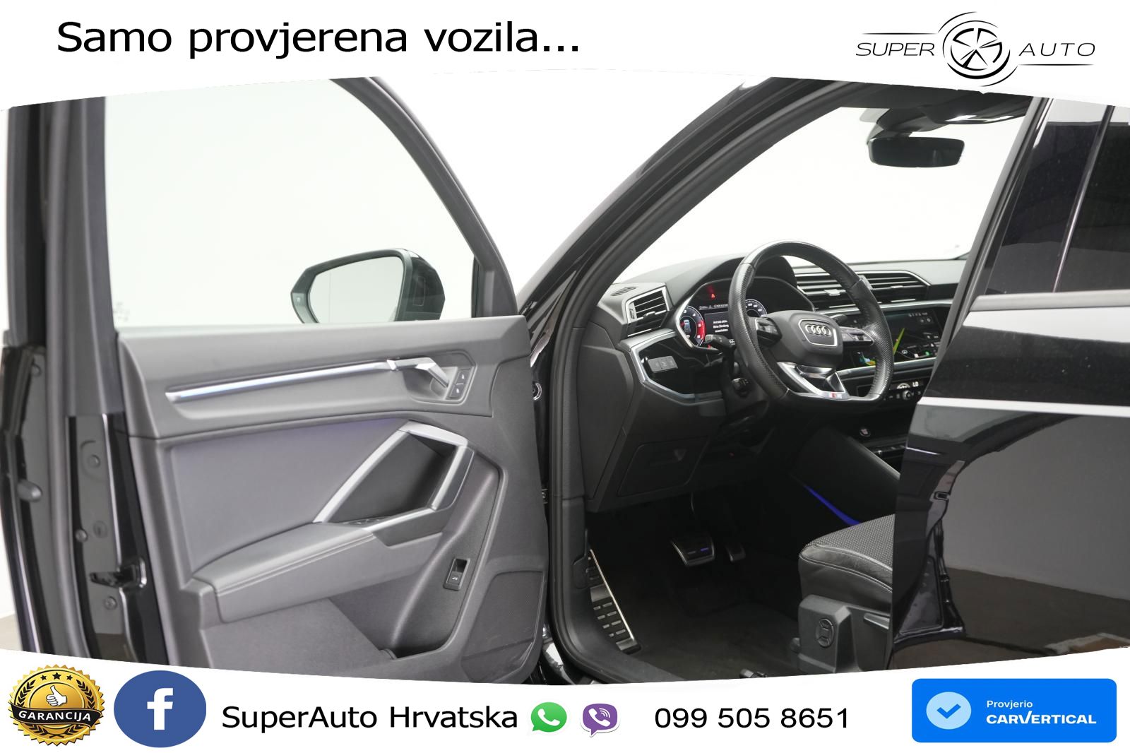 Audi Q3 40 TDI (190 KS) quattro S tronic S line LED+GR SJED+ACC