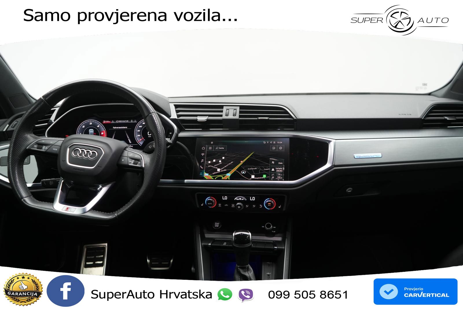 Audi Q3 40 TDI (190 KS) quattro S tronic S line LED+GR SJED+ACC