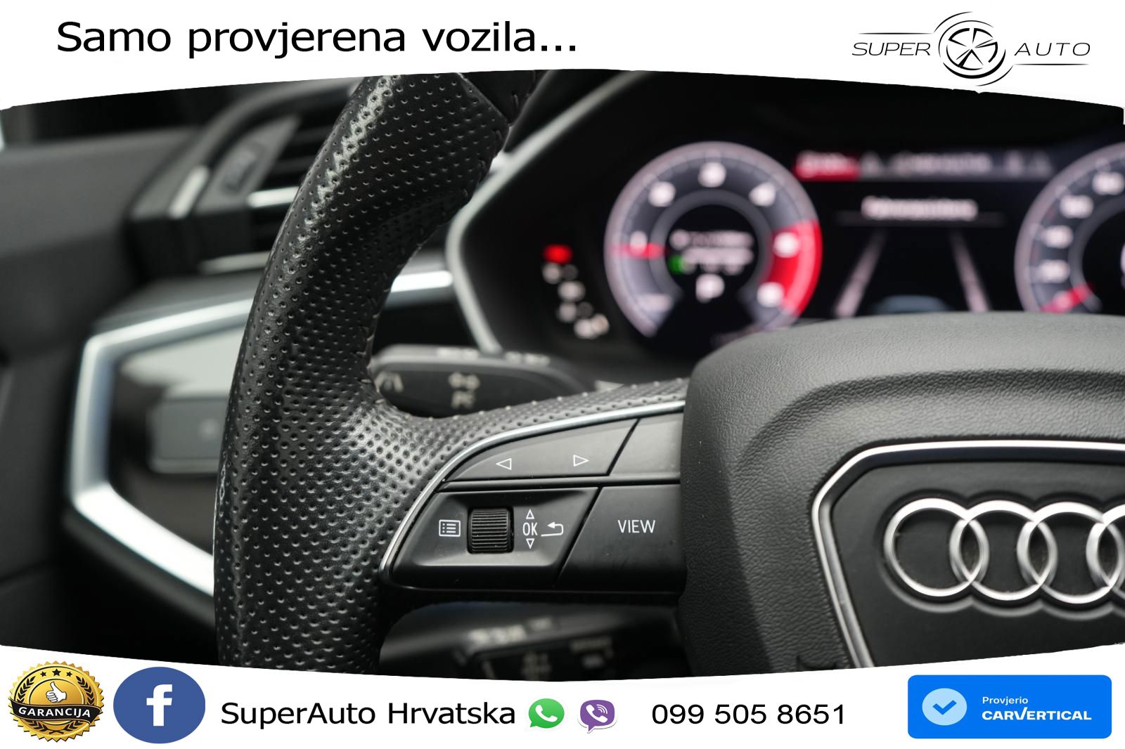 Audi Q3 40 TDI (190 KS) quattro S tronic S line LED+GR SJED+ACC