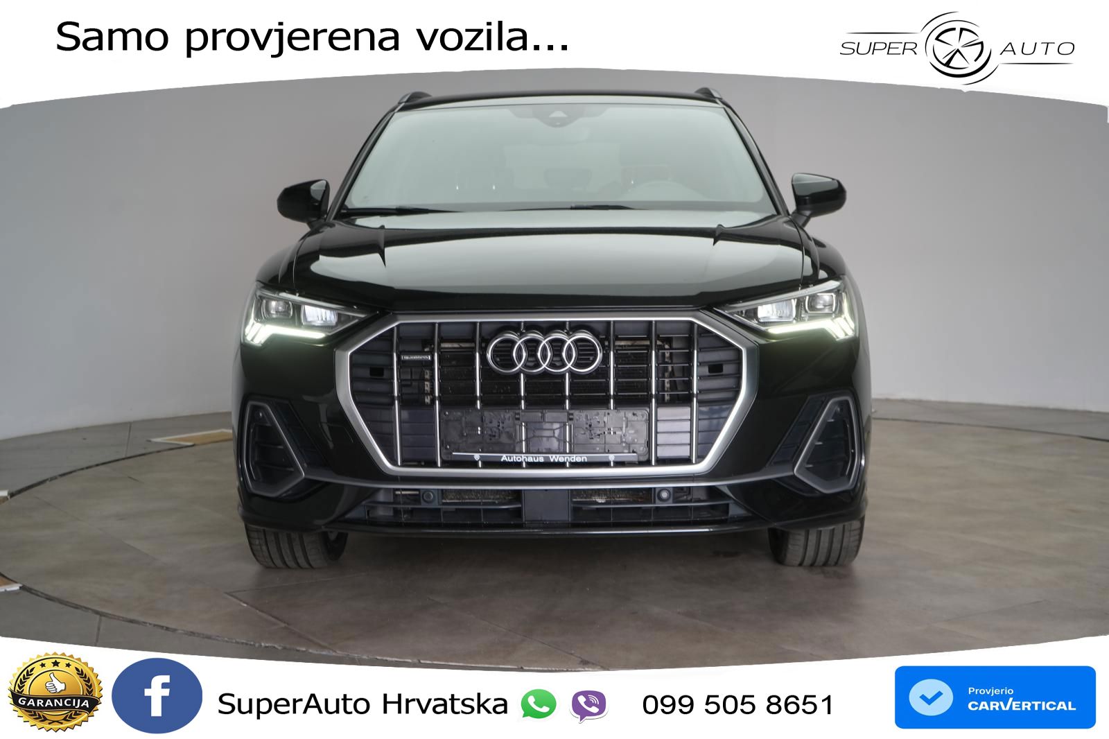 Audi Q3 40 TDI (190 KS) quattro S tronic S line LED+GR SJED+ACC