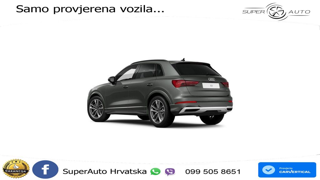 Audi Q3 40 TFSI (190 KS) quattro S tronic S line LED+GR SJED+ACC