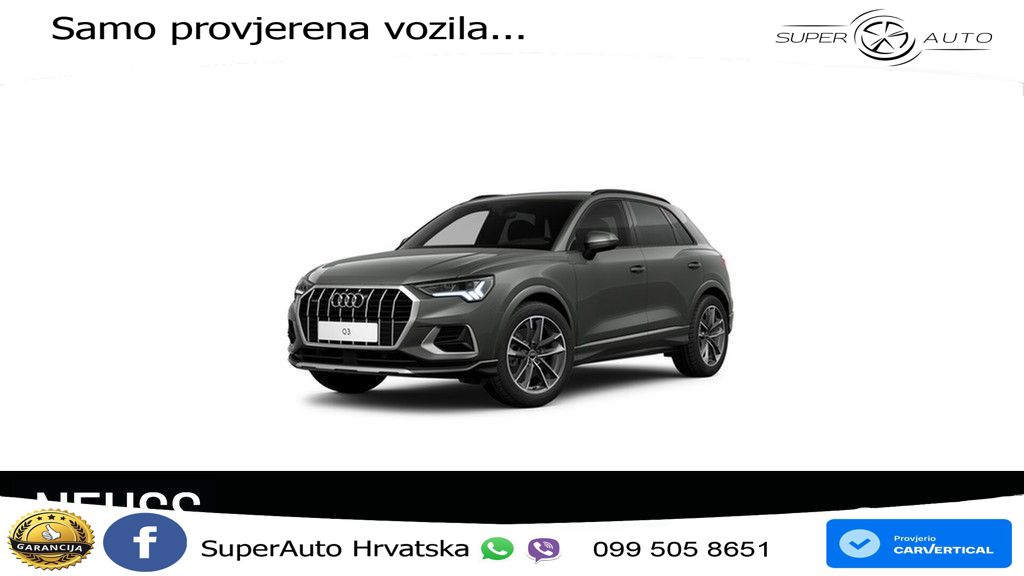 Audi Q3 40 TFSI (190 KS) quattro S tronic S line LED+GR SJED+ACC