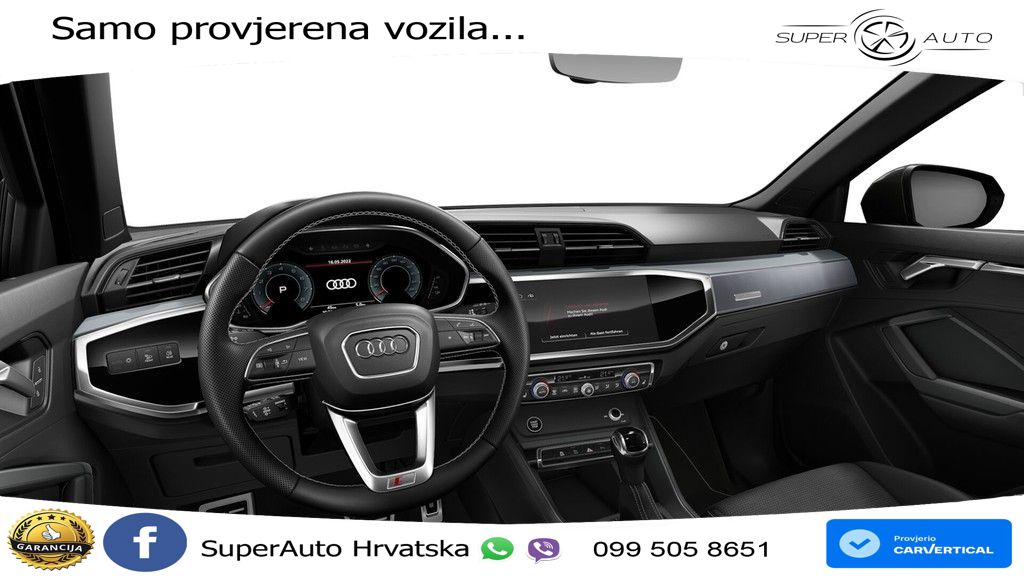 Audi Q3 40 TFSI (190 KS) quattro S tronic S line LED+GR SJED+ACC