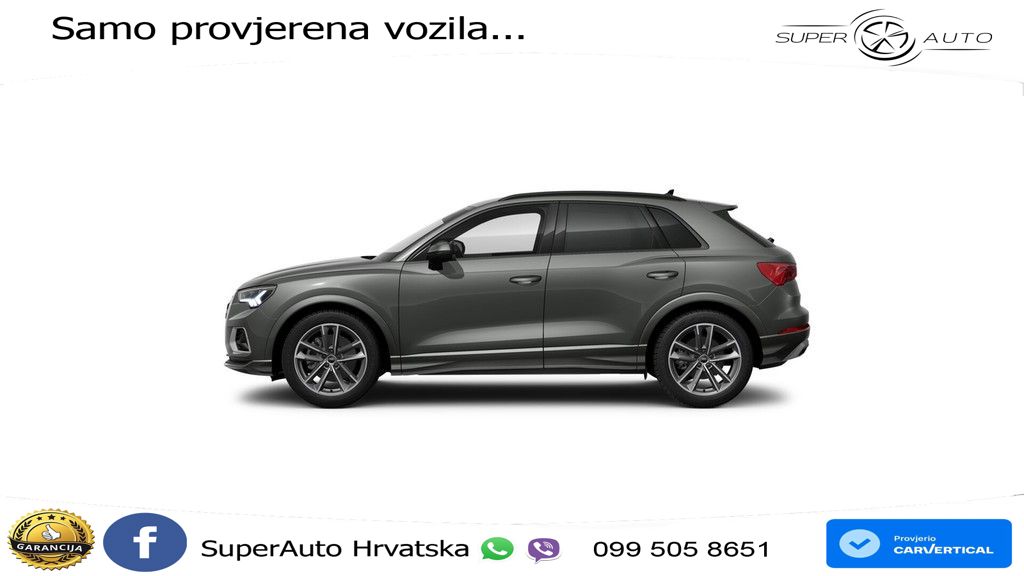 Audi Q3 40 TFSI (190 KS) quattro S tronic S line LED+GR SJED+ACC