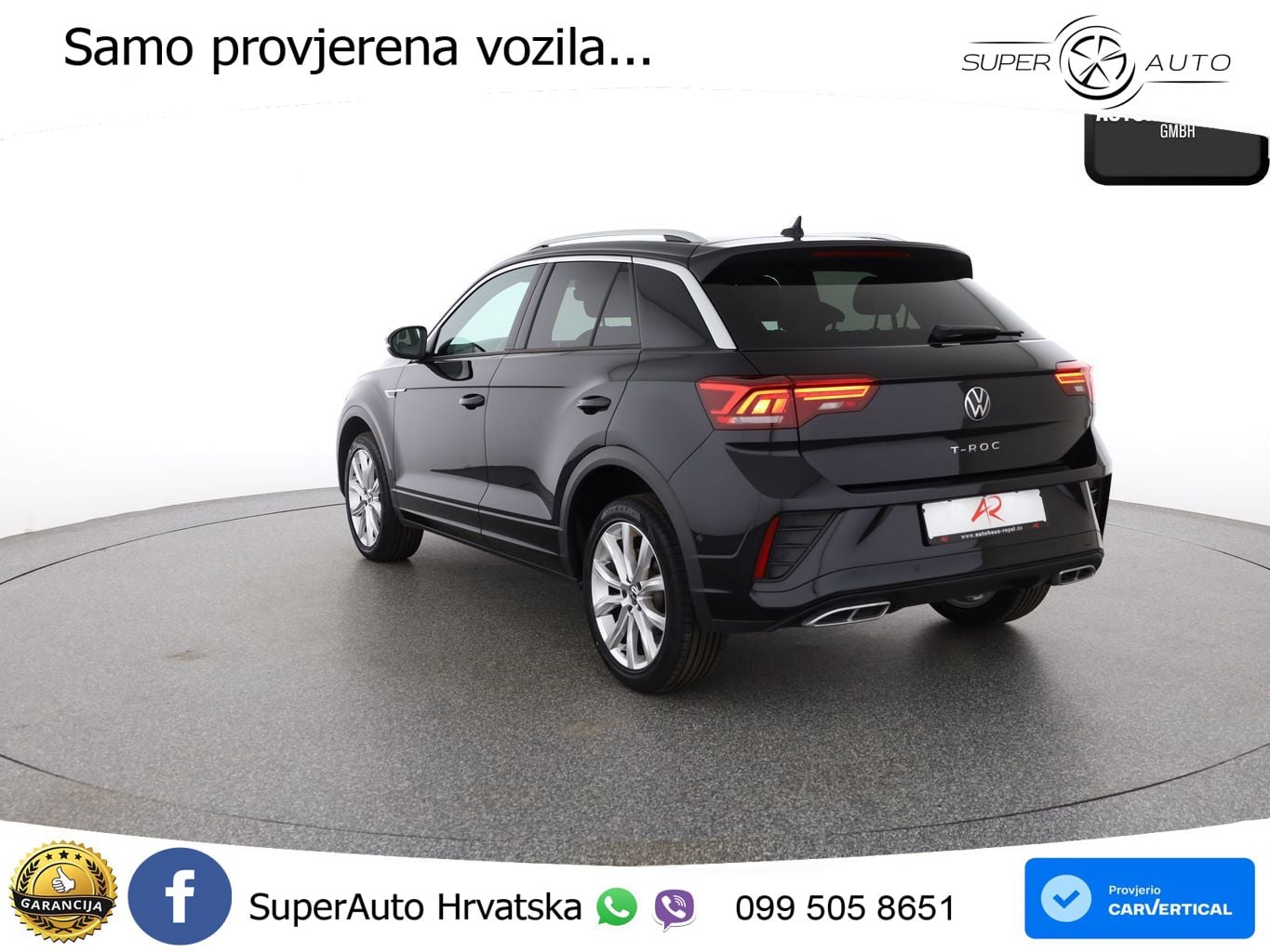 Volkswagen T-Roc 1.5 TSI (150 KS) DSG R-Line LED+GR SJED+ACC