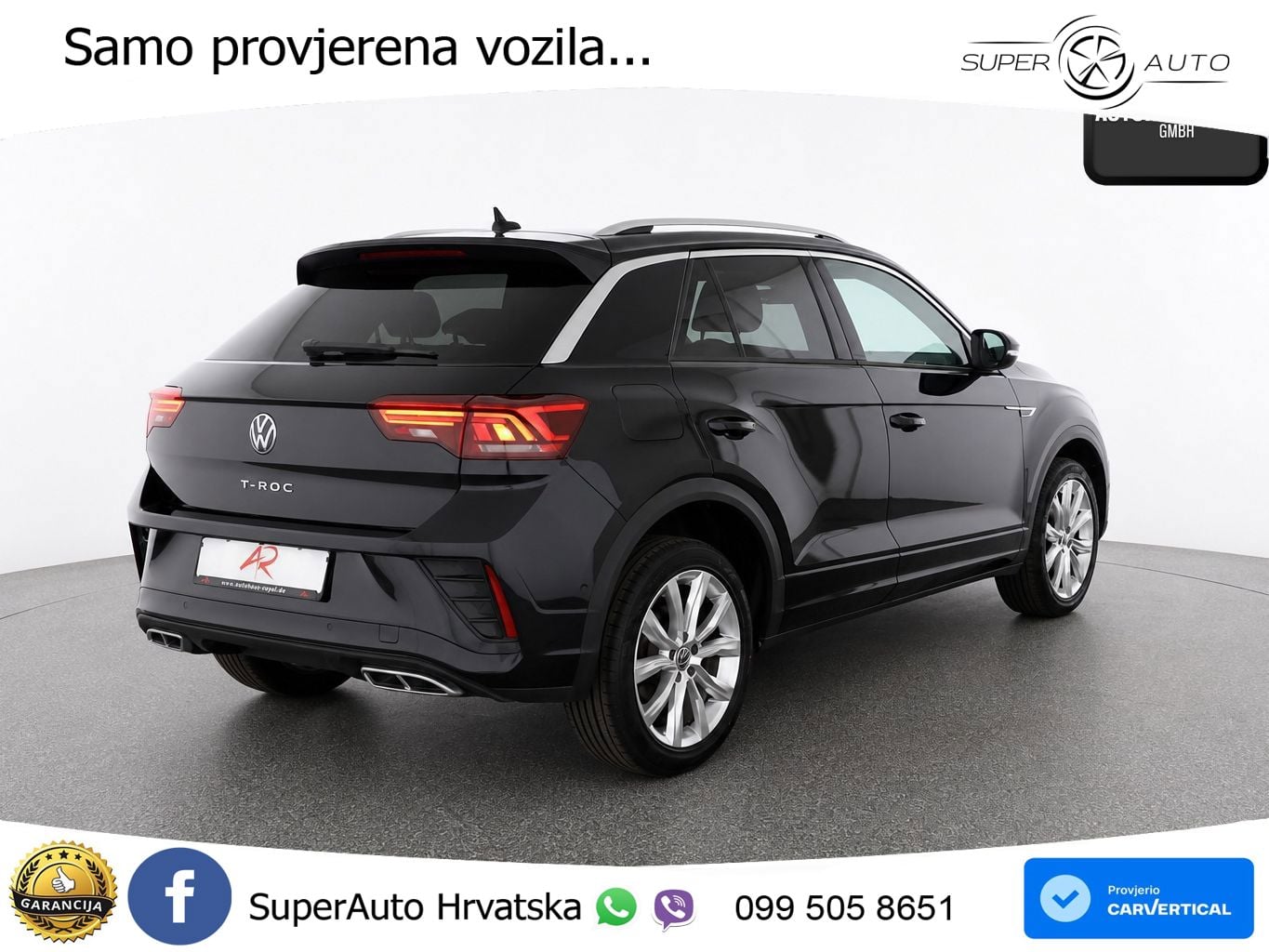 Volkswagen T-Roc 1.5 TSI (150 KS) DSG R-Line LED+GR SJED+ACC