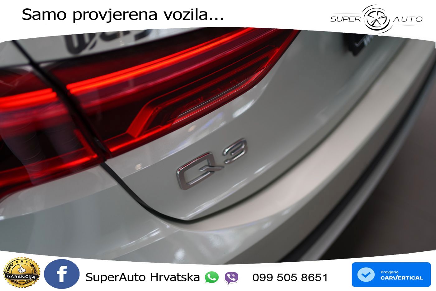 Audi Q3 40 TFSI (190 KS) quattro S tronic S line LED+GR SJED+ACC