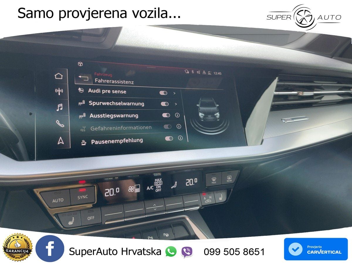 Audi A3 30 TFSI (110 KS) Mild Hybrid S tronic S line LED+GR SJED+ACC