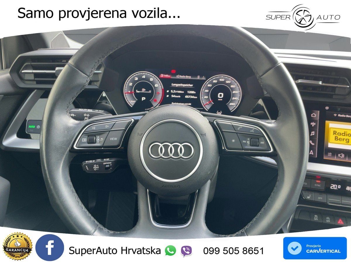 Audi A3 30 TFSI (110 KS) Mild Hybrid S tronic S line LED+GR SJED+ACC