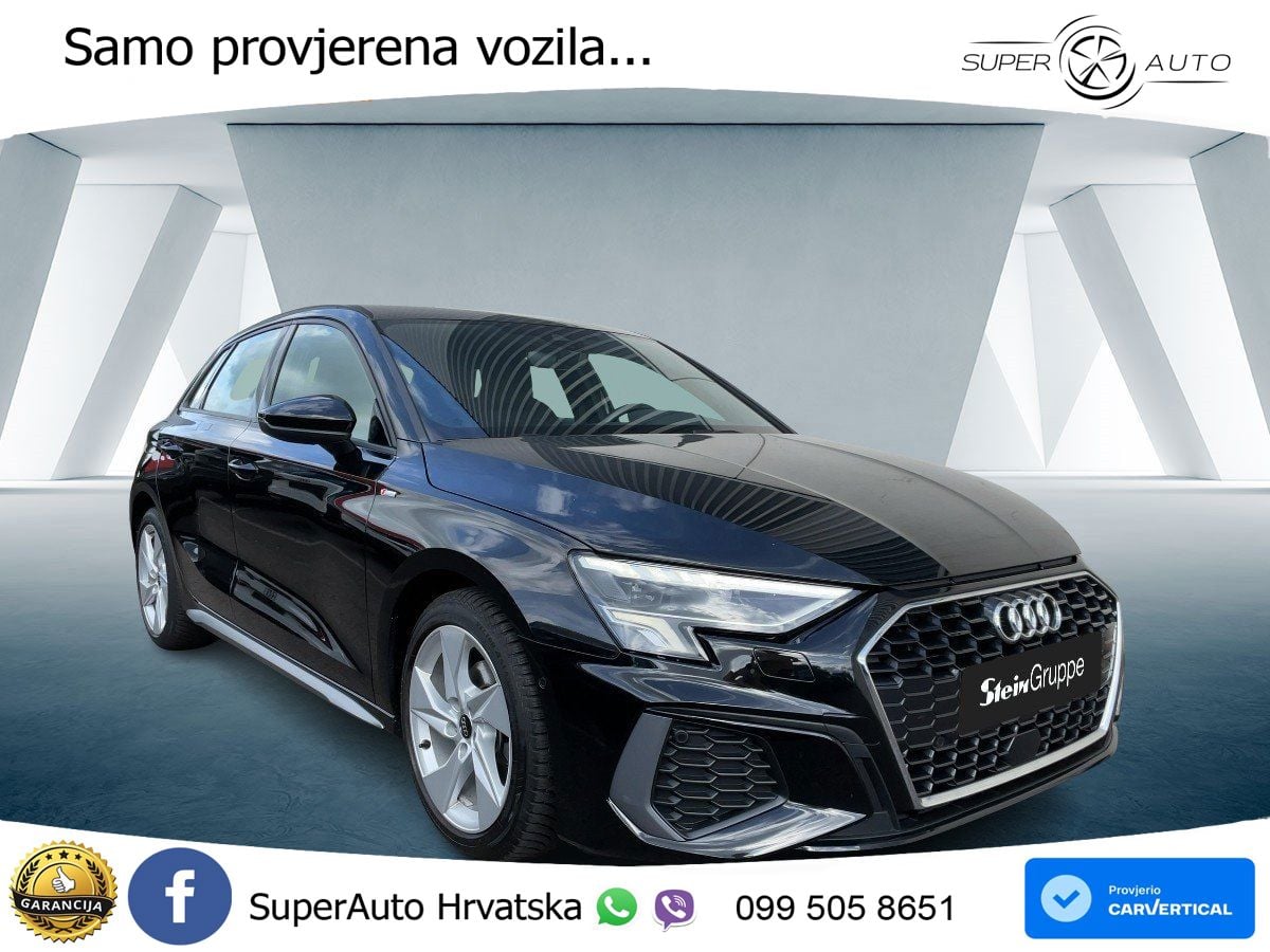 Audi A3 30 TFSI (110 KS) Mild Hybrid S tronic S line LED+GR SJED+ACC