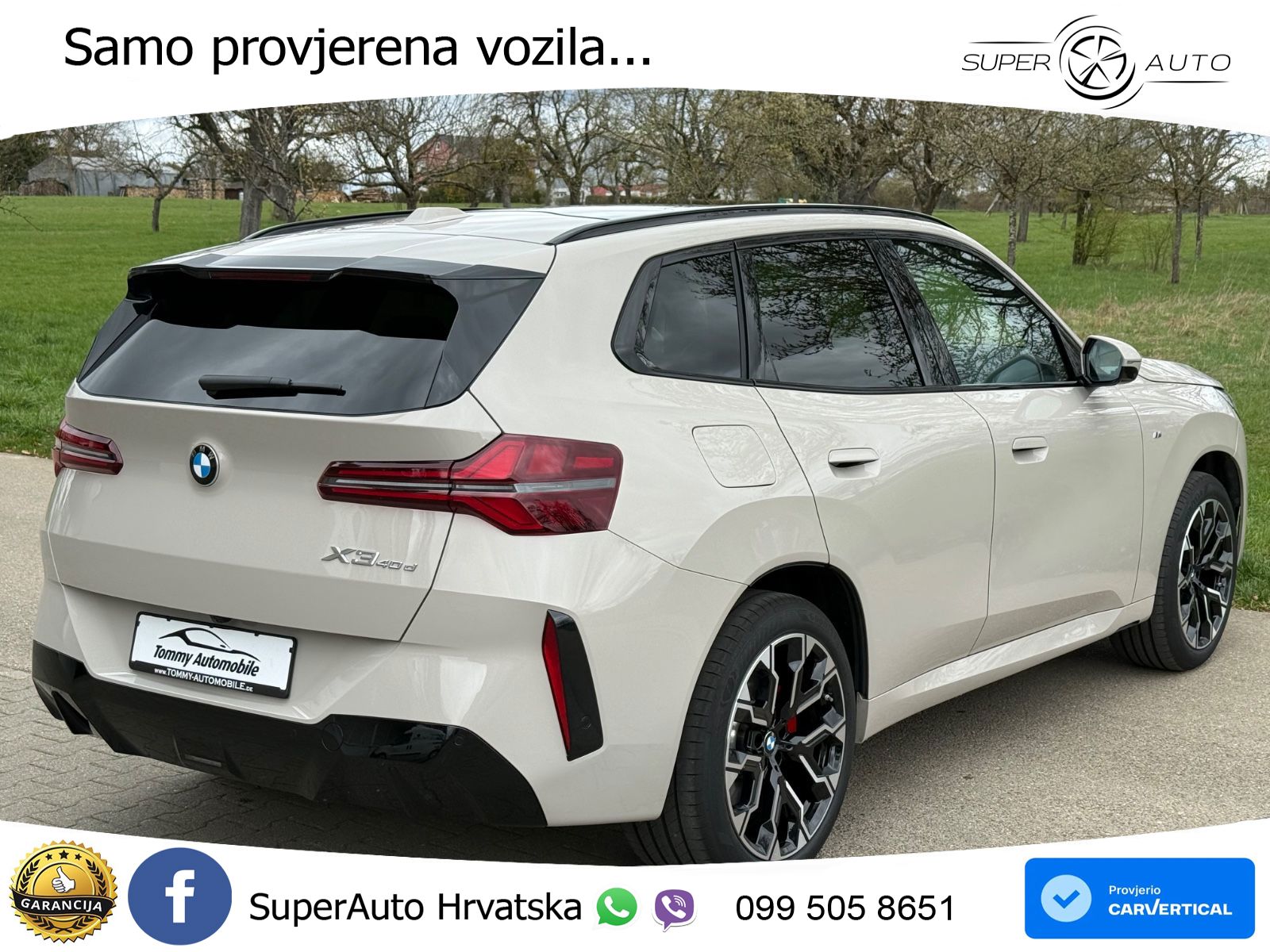 BMW X3 40d xDrive Steptronic M Sport LED+GR SJED+ACC