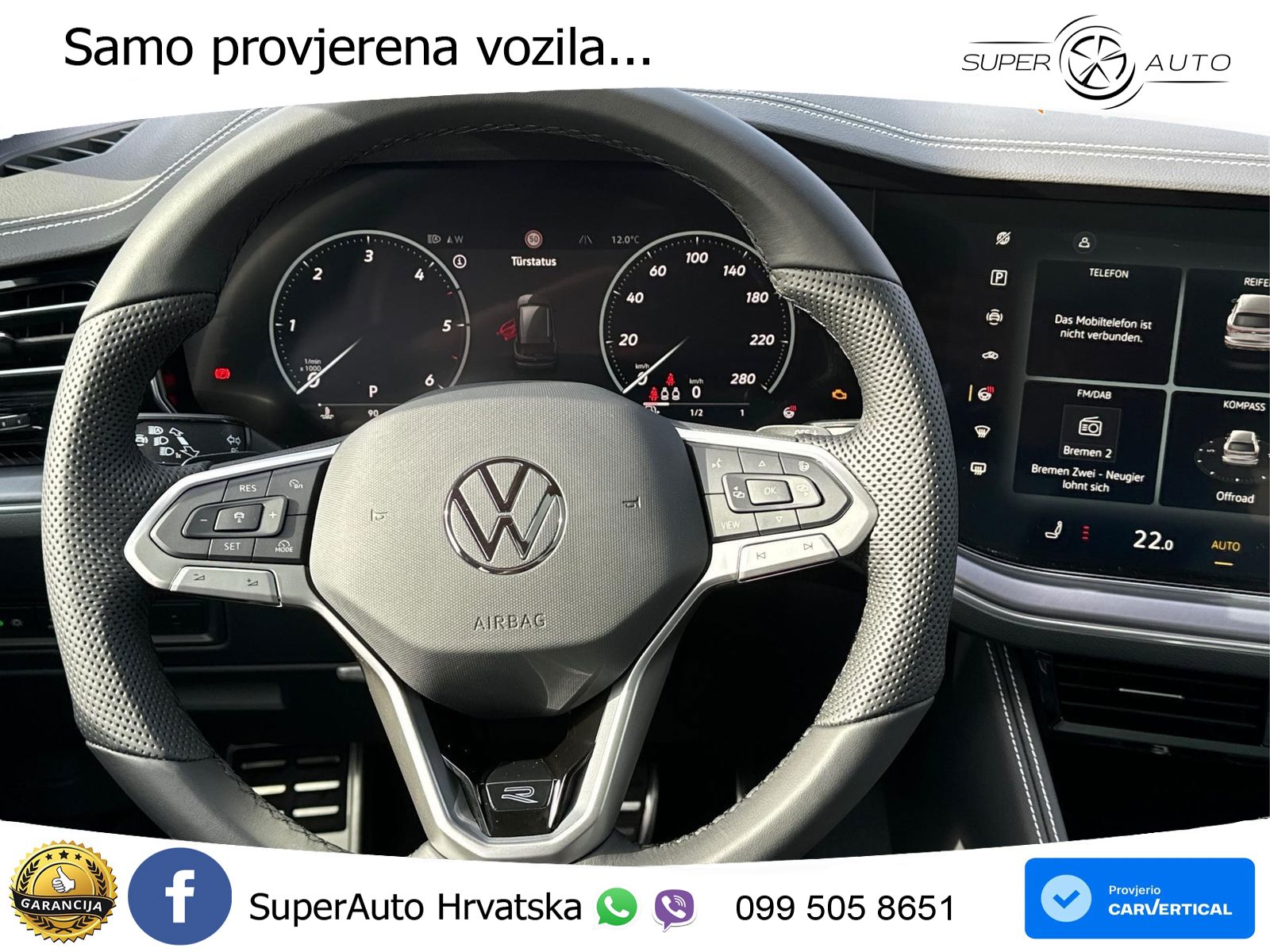 Volkswagen Touareg 3.0 V6 TDI (286 KS) 4MOTION Tiptronic LED+GR SJED+ACC