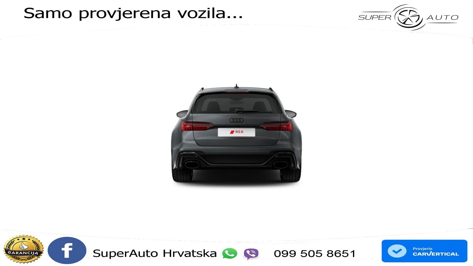 Audi RS6 Avant 4.0 TFSI V8 (600 KS) quattro Tiptronic