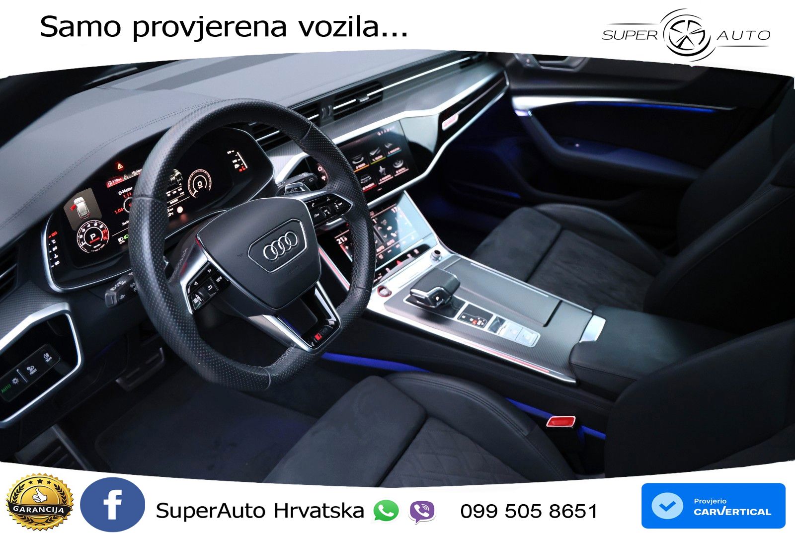Audi RS6 Avant 4.0 TFSI V8 (600 KS) quattro Tiptronic LED+GR SJED+ACC