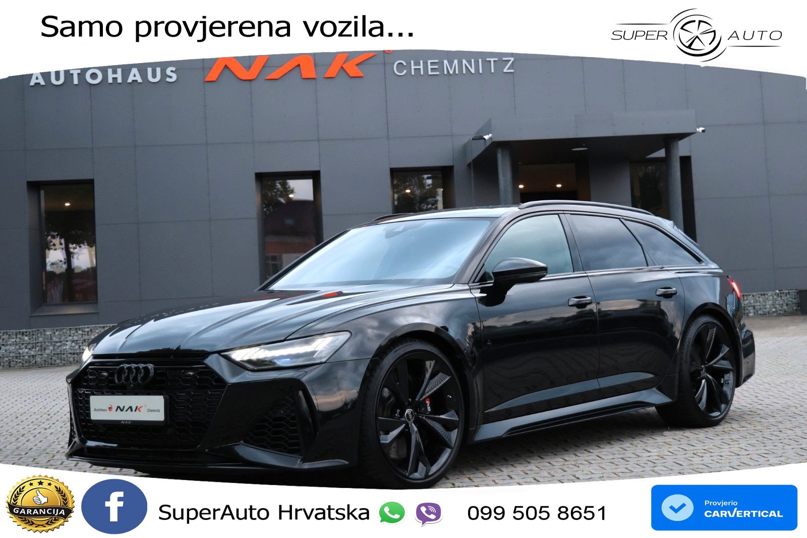 Audi RS6 Avant 4.0 TFSI V8 (600 KS) quattro Tiptronic LED+GR SJED+ACC