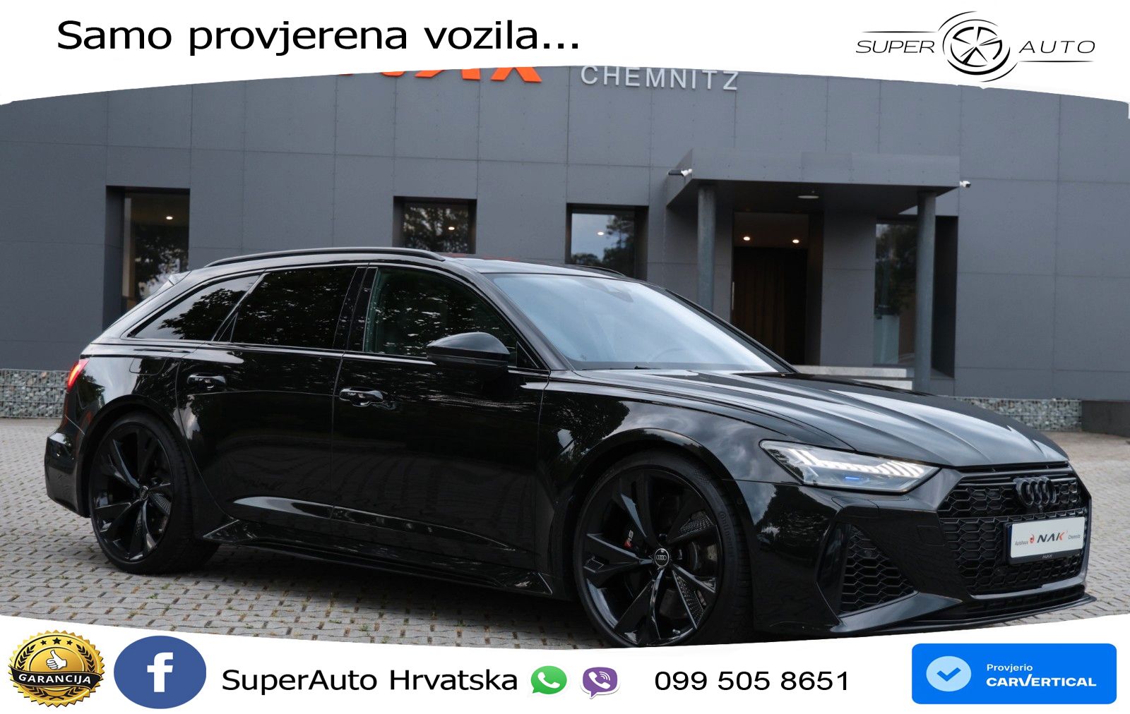 Audi RS6 Avant 4.0 TFSI V8 (600 KS) quattro Tiptronic LED+GR SJED+ACC