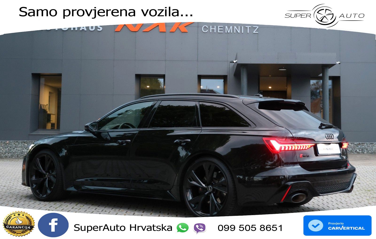 Audi RS6 Avant 4.0 TFSI V8 (600 KS) quattro Tiptronic LED+GR SJED+ACC
