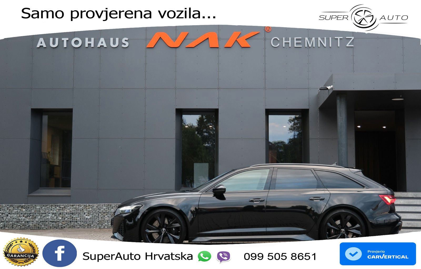 Audi RS6 Avant 4.0 TFSI V8 (600 KS) quattro Tiptronic LED+GR SJED+ACC