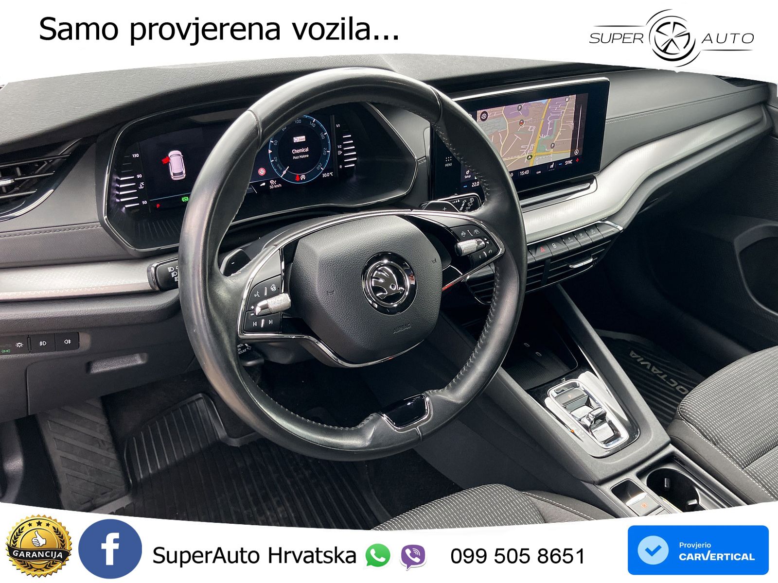 Škoda Octavia Combi 2.0 TDI (150 KS) DSG LED+GR SJED+ACC