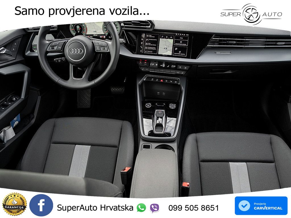 Audi A3 Sportback 30 TFSI (116 KS) Mild Hybrid S tronic LED+GR SJED+ACC