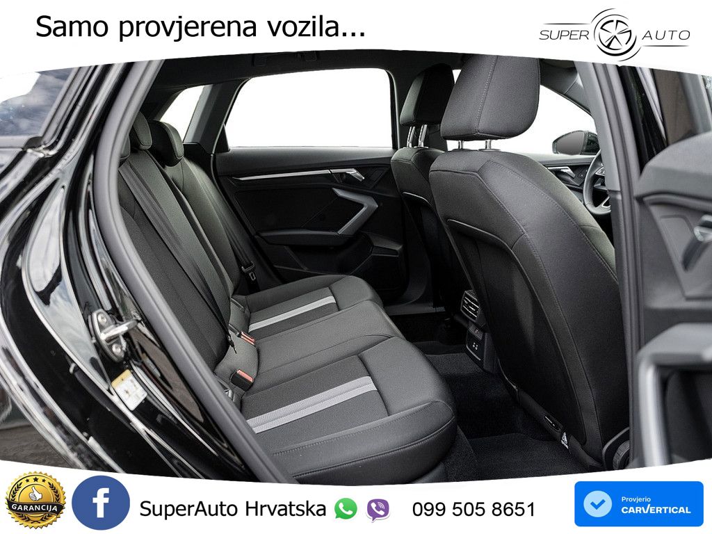 Audi A3 Sportback 30 TFSI (116 KS) Mild Hybrid S tronic LED+GR SJED+ACC