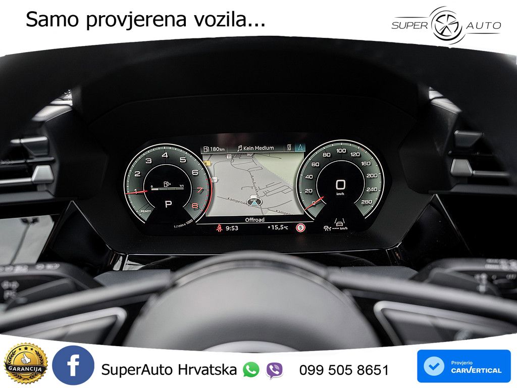 Audi A3 Sportback 30 TFSI (116 KS) Mild Hybrid S tronic LED+GR SJED+ACC