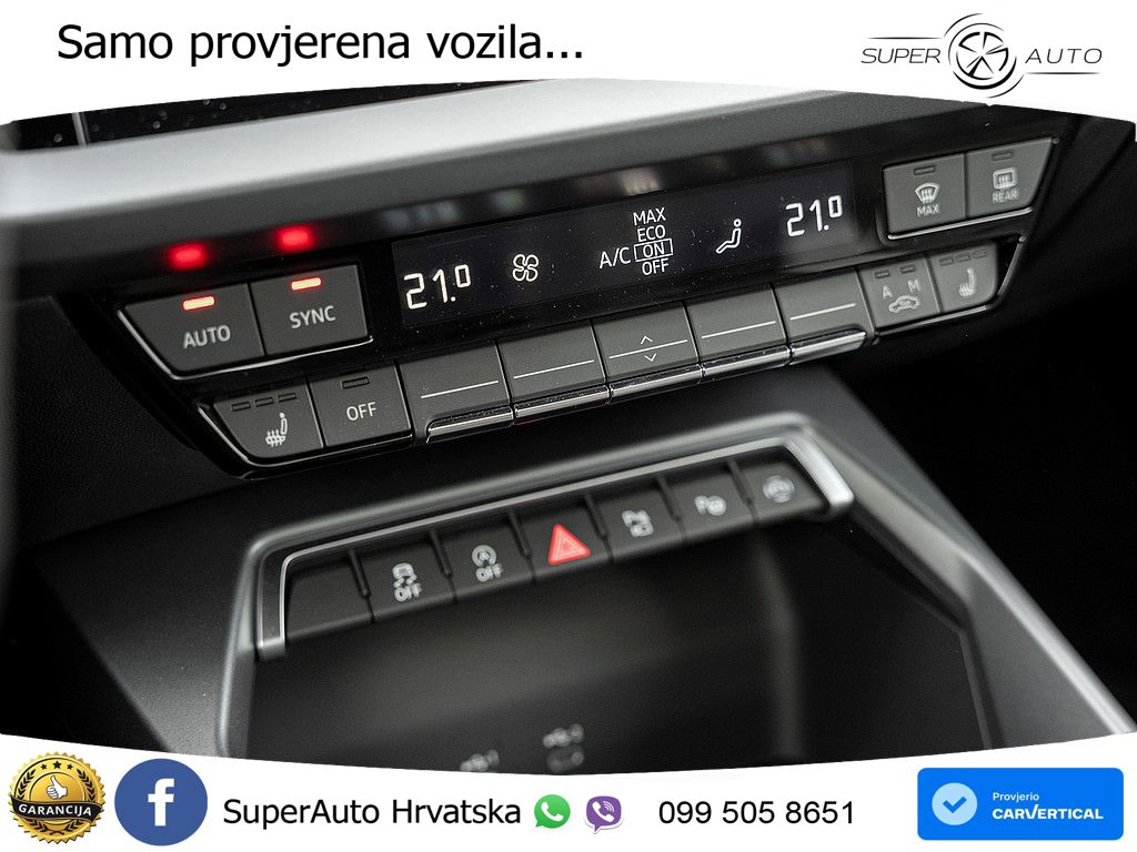 Audi A3 Sportback 30 TFSI (116 KS) Mild Hybrid S tronic LED+GR SJED+ACC