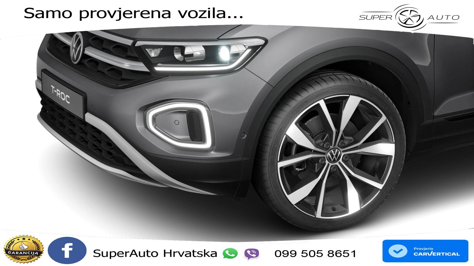 Volkswagen T-Roc 2.0 TDI (150 KS) DSG LED+GR SJED+ACC